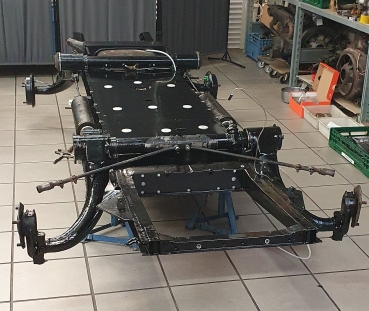 Fahrzeugrahmen -elektrolytisch verzinkt- (mit TÜV Rheinland-Gutachten), 2CV4/6, DYANE4/6